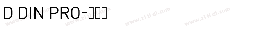 D DIN PRO字体转换